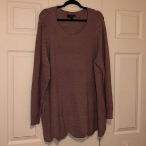 Lane Bryant Scallop Hem Sweater